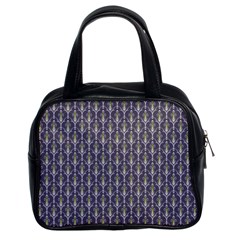 Seamless-pattern Gray Classic Handbag (two Sides) by nateshop