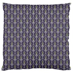 Seamless-pattern Gray Large Cushion Case (one Side) by nateshop