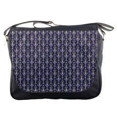 Seamless-pattern Gray Messenger Bag by nateshop