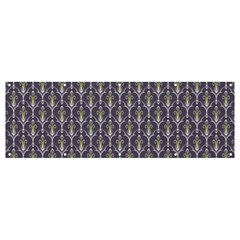 Seamless-pattern Gray Banner And Sign 12  X 4 