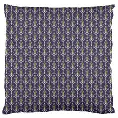 Seamless-pattern Gray Large Flano Cushion Case (two Sides) by nateshop