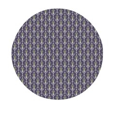 Seamless-pattern Gray Mini Round Pill Box