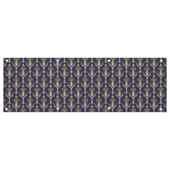 Seamless-pattern Gray Banner And Sign 9  X 3 