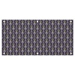 Seamless-pattern Gray Banner And Sign 4  X 2 