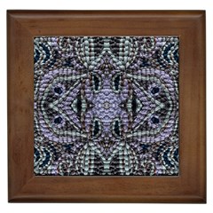 Abstract Kaleido Framed Tile by kaleidomarblingart