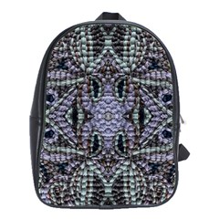 Abstract Kaleido School Bag (large) by kaleidomarblingart