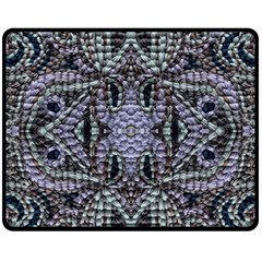 Abstract Kaleido Fleece Blanket (medium)  by kaleidomarblingart