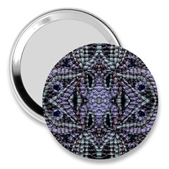 Abstract Kaleido 3  Handbag Mirrors by kaleidomarblingart