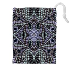 Abstract Kaleido Drawstring Pouch (5xl) by kaleidomarblingart