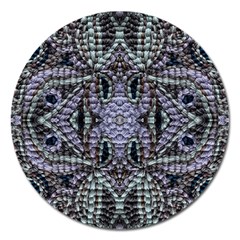 Abstract Kaleido Magnet 5  (round) by kaleidomarblingart