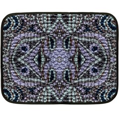 Abstract Kaleido Double Sided Fleece Blanket (mini)  by kaleidomarblingart