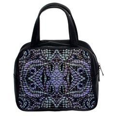 Abstract Kaleido Classic Handbag (two Sides) by kaleidomarblingart