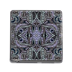 Abstract Kaleido Memory Card Reader (square 5 Slot) by kaleidomarblingart