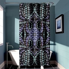 Abstract Kaleido Shower Curtain 36  X 72  (stall)  by kaleidomarblingart