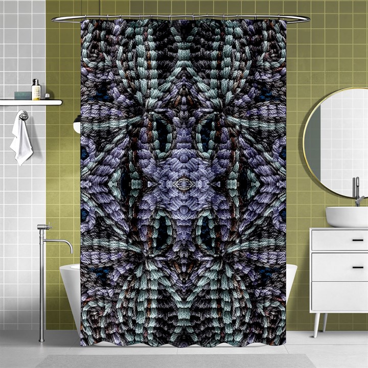 Abstract kaleido Shower Curtain 48  x 72  (Small) 