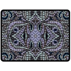 Abstract Kaleido Fleece Blanket (large)  by kaleidomarblingart