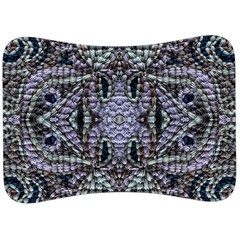 Abstract Kaleido Velour Seat Head Rest Cushion by kaleidomarblingart