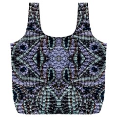 Abstract Kaleido Full Print Recycle Bag (xxl) by kaleidomarblingart