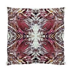 Pink On Gold Symmetry Standard Cushion Case (one Side) by kaleidomarblingart