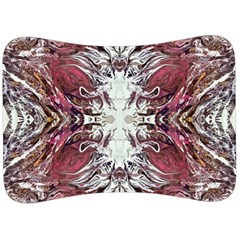 Pink On Gold Symmetry Velour Seat Head Rest Cushion