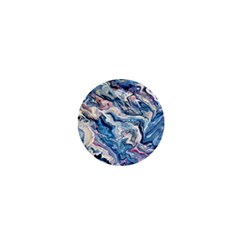 Abstract Waves 1  Mini Magnets by kaleidomarblingart