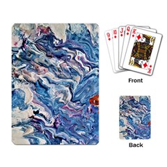 Abstract Waves Playing Cards Single Design (rectangle) by kaleidomarblingart