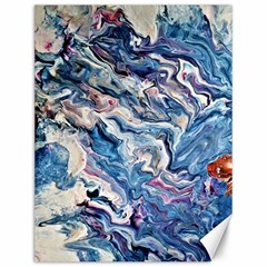 Abstract Waves Canvas 12  X 16  by kaleidomarblingart