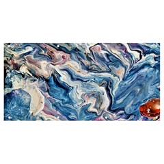 Abstract Waves Banner And Sign 8  X 4  by kaleidomarblingart