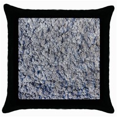 Cracked Texture Print Throw Pillow Case (black)