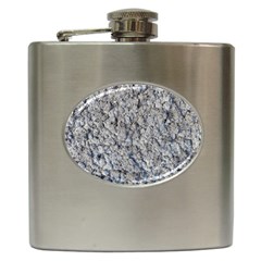 Cracked Texture Print Hip Flask (6 Oz)