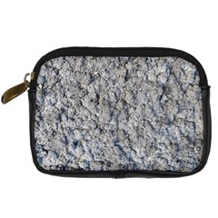 Cracked Texture Print Digital Camera Leather Case by dflcprintsclothing