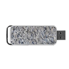 Cracked Texture Print Portable Usb Flash (two Sides)