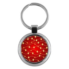 Background Christmas Decoration Holiday Xmas Shiny Key Chain (round) by artworkshop