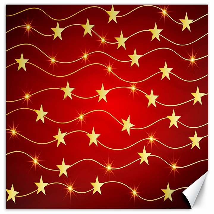 Background Christmas Decoration Holiday Xmas Shiny Canvas 12  x 12 