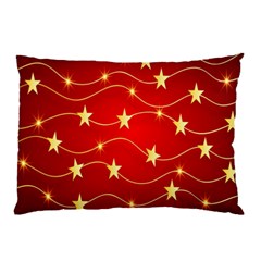 Background Christmas Decoration Holiday Xmas Shiny Pillow Case by artworkshop