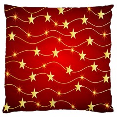 Background Christmas Decoration Holiday Xmas Shiny Standard Flano Cushion Case (one Side) by artworkshop