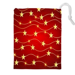 Background Christmas Decoration Holiday Xmas Shiny Drawstring Pouch (4xl) by artworkshop