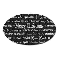 Abstract Advent Backdrop Background Card Oval Magnet by artworkshop