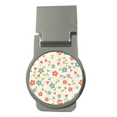  Background Colorful Floral Flowers Money Clips (round)  by artworkshop