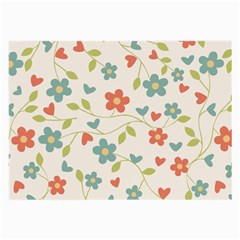  Background Colorful Floral Flowers Large Glasses Cloth by artworkshop