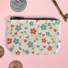  Background Colorful Floral Flowers Mini Coin Purse by artworkshop