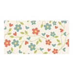  Background Colorful Floral Flowers Satin Wrap 35  x 70  Front