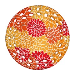 Background Colorful Floral Ornament (round Filigree) by artworkshop