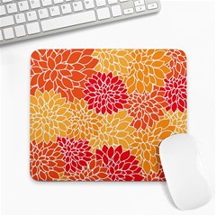 Background Colorful Floral Large Mousepads by artworkshop