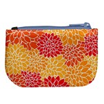 Background Colorful Floral Large Coin Purse Back