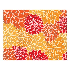 Background Colorful Floral Double Sided Flano Blanket (large)  by artworkshop