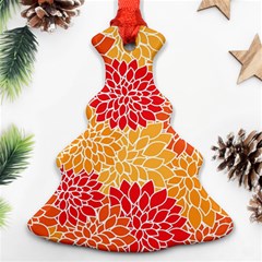 Background Colorful Floral Ornament (christmas Tree)  by artworkshop