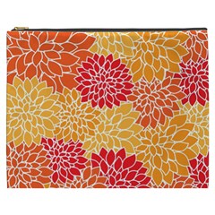 Background Colorful Floral Cosmetic Bag (xxxl)