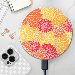 Background Colorful Floral Wireless Charger by artworkshop