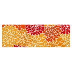 Background Colorful Floral Banner And Sign 6  X 2  by artworkshop